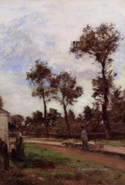 Camille Pissarro Painting - louviciennes Camille Pissarro
